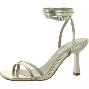 Steve Madden Women’s Kyrah Gold Heel Sandals  Shoes size 8